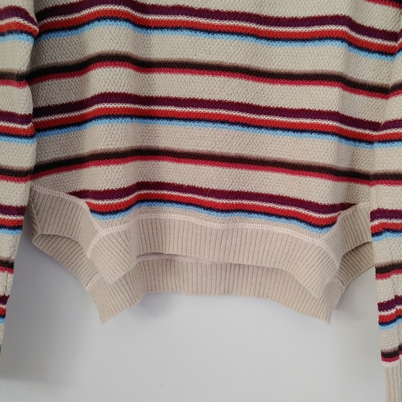 FP Beach Free People Road Trip Knit Pullover Sweater Striped Size XS - Picture 9 of 16